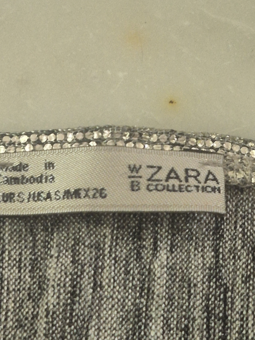 Zara Shimmery Gold Wrap Cami Size Small Like New - Picture 4 of 6